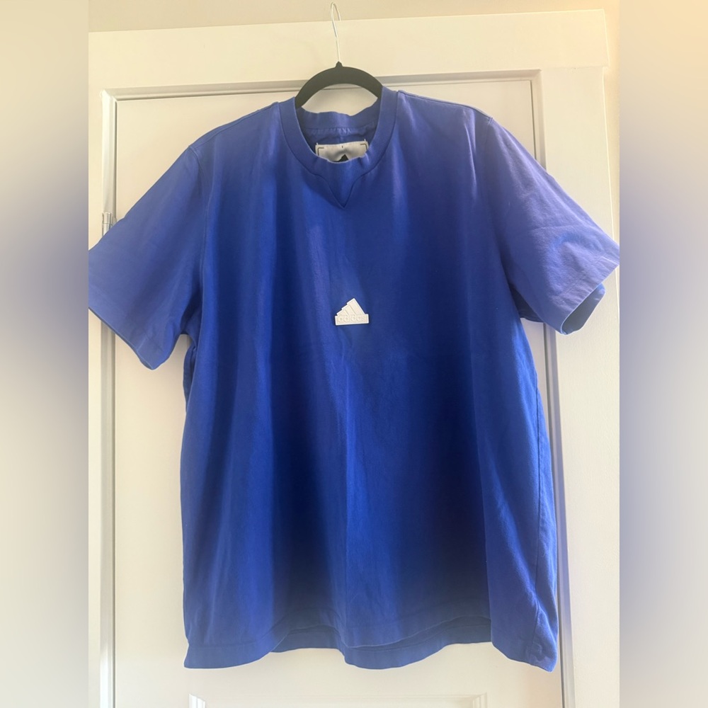 Blue Adidas Men's Shirt (XL)